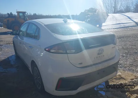 2020 Hyundai Ioniq Electric Limited из США, поврежденный, VIN KMHC85LJ0LU071277